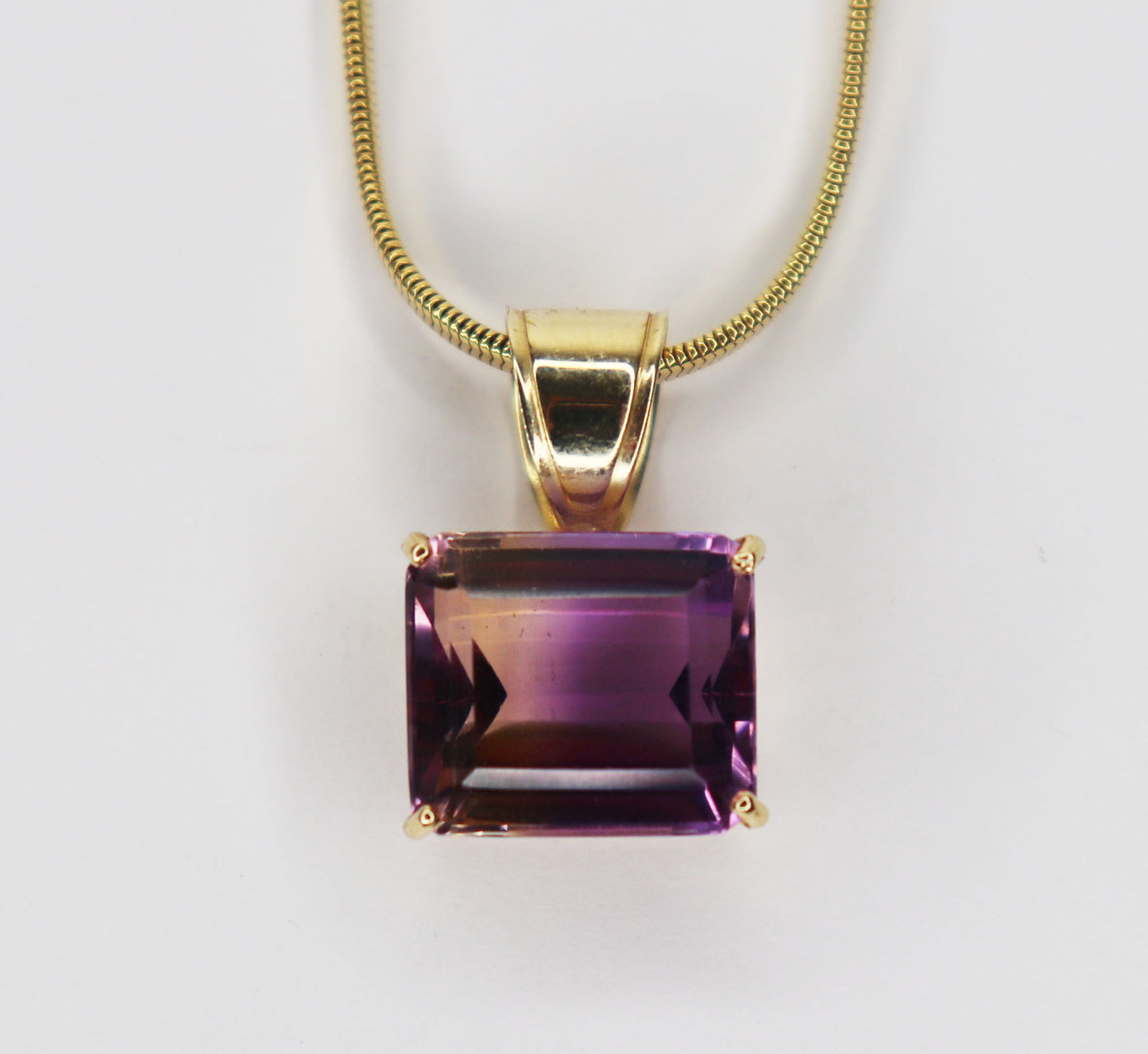 Ametrine Slide Pendant