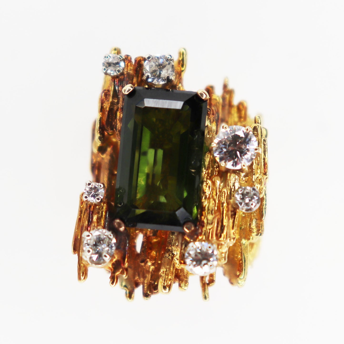 18kt Tourmaline & Diamond Ring