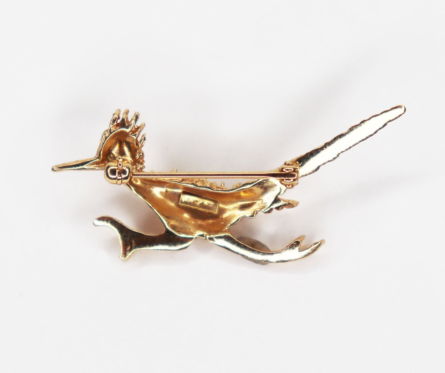 Roadrunner Brooch