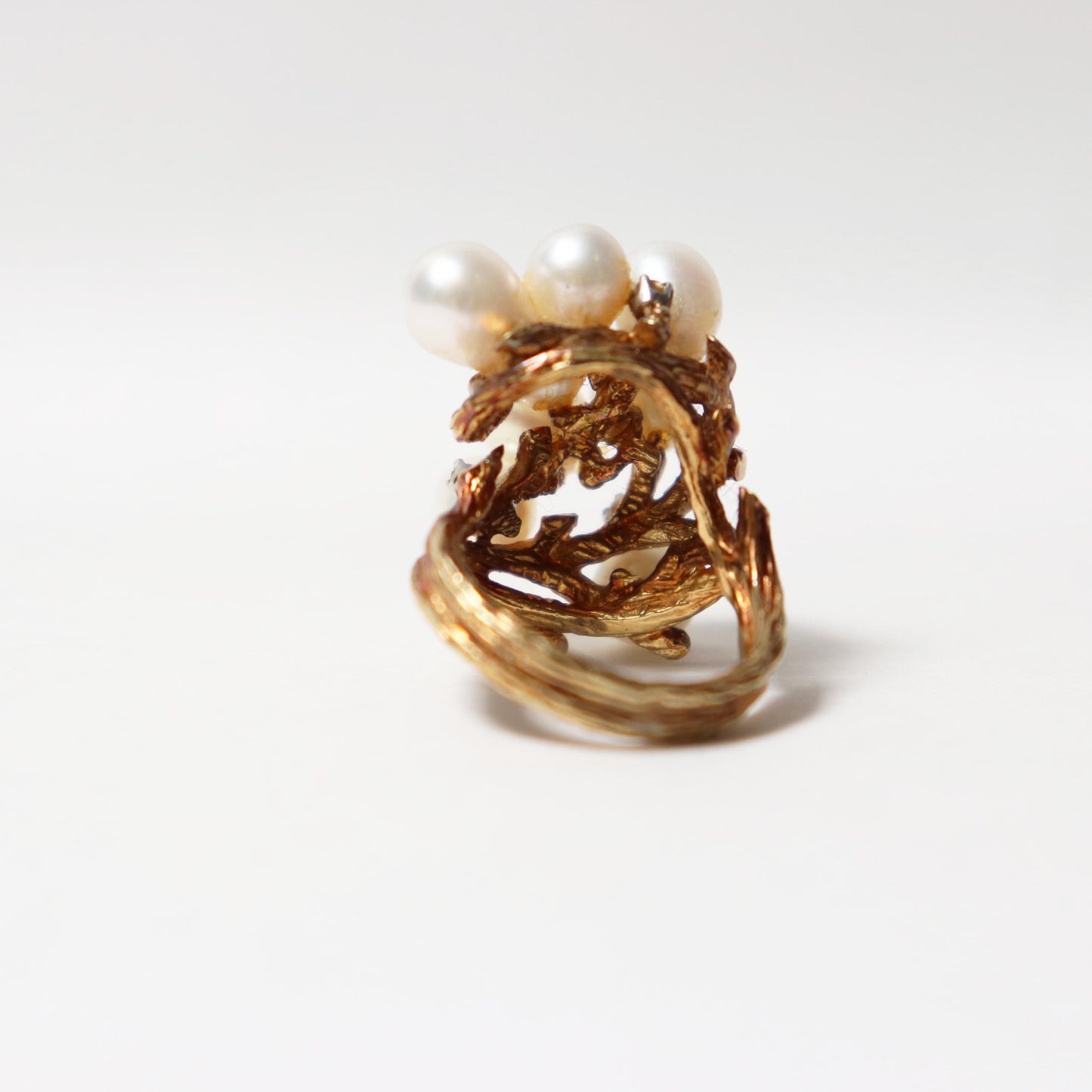 1970s Pearl Cluster Ring