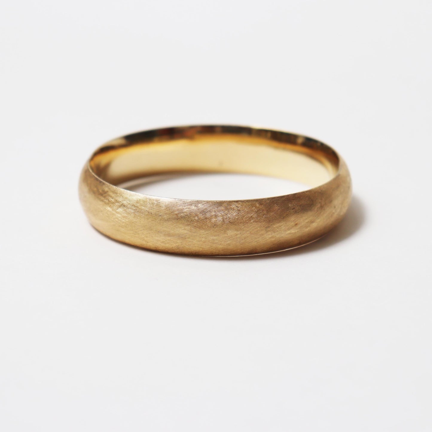 Vintage 1970's Brushed Gold Bangle