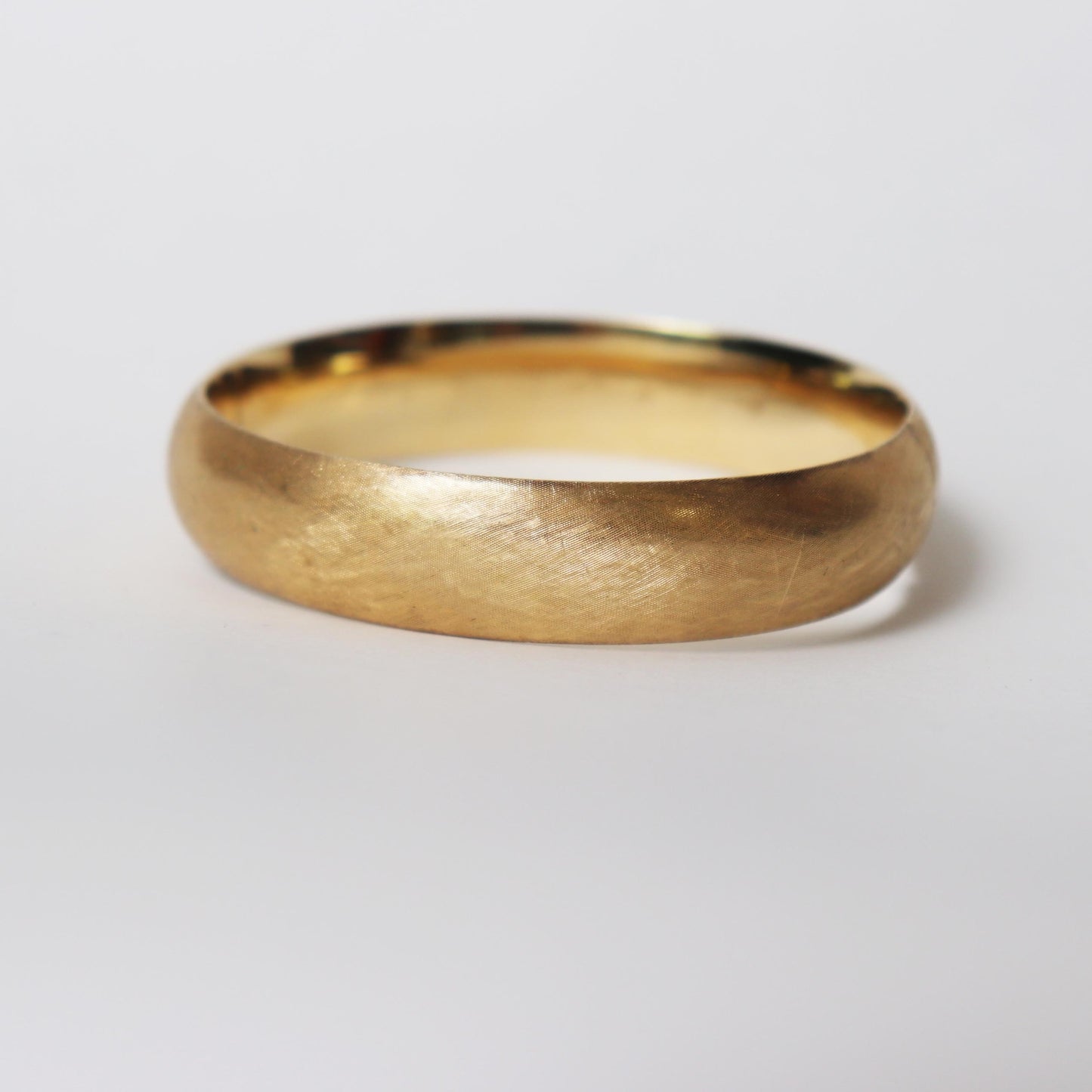 Vintage 1970's Brushed Gold Bangle