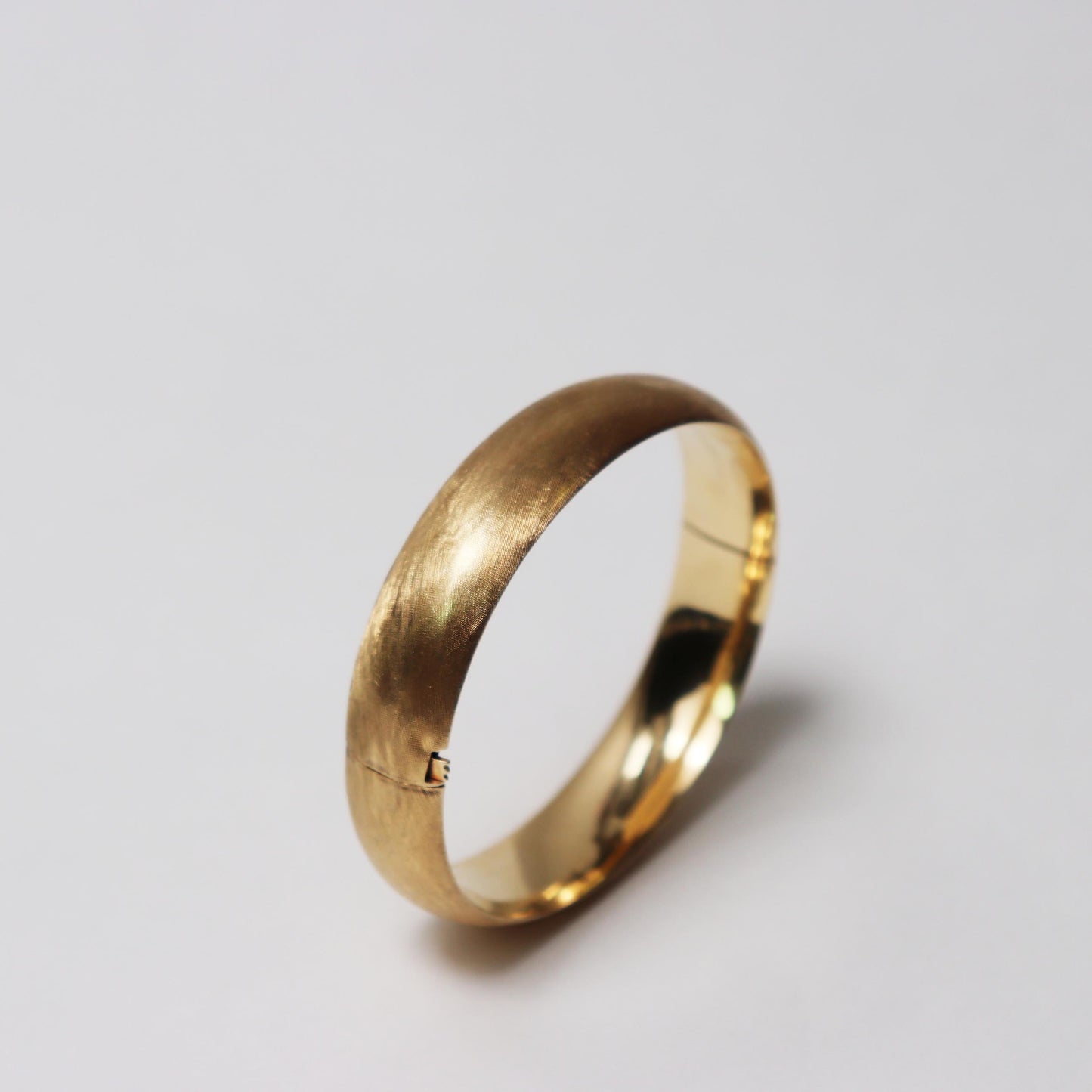 Vintage 1970's Brushed Gold Bangle