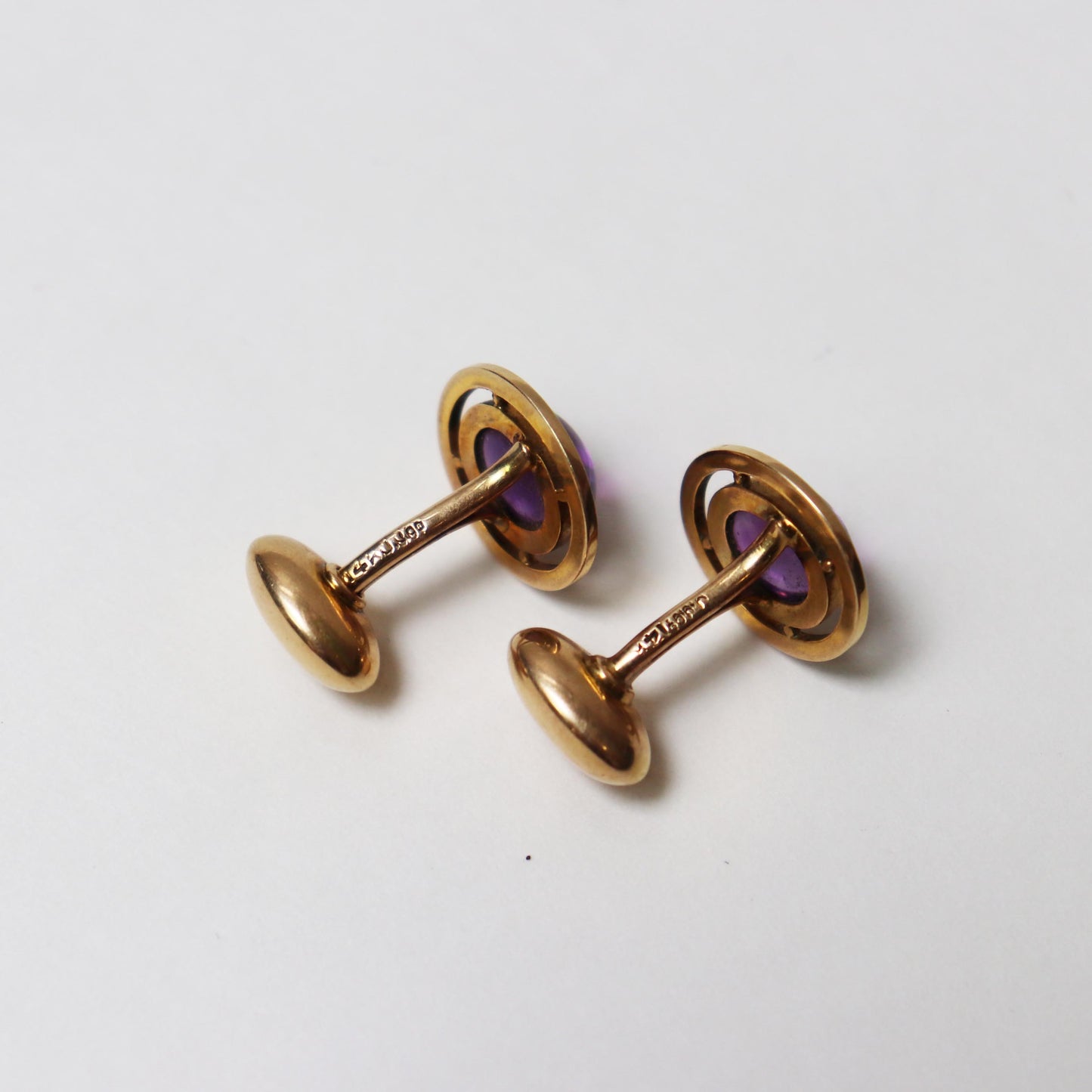Edwardian Era Amethyst Cufflinks