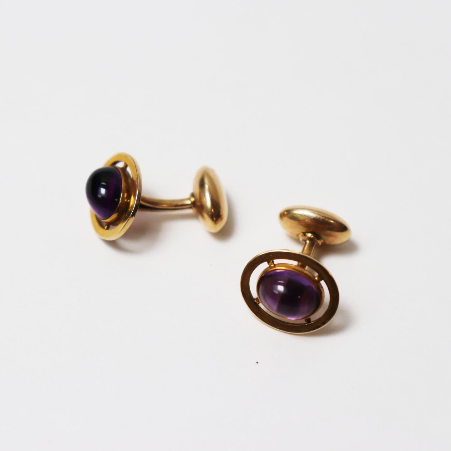 Edwardian Era Amethyst Cufflinks