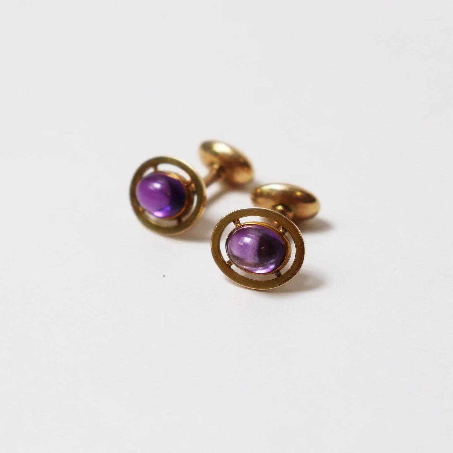 Edwardian Era Amethyst Cufflinks