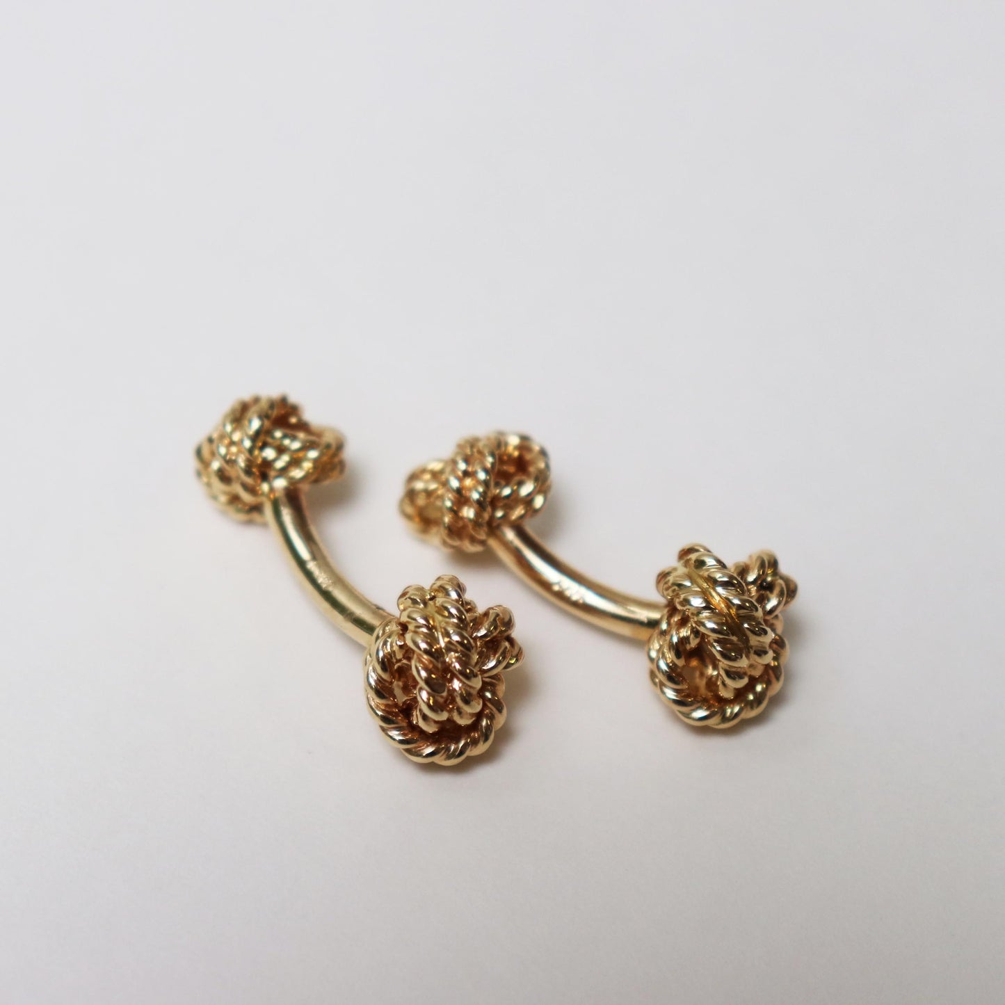 1980s Vintage Rope Knot Cufflinks