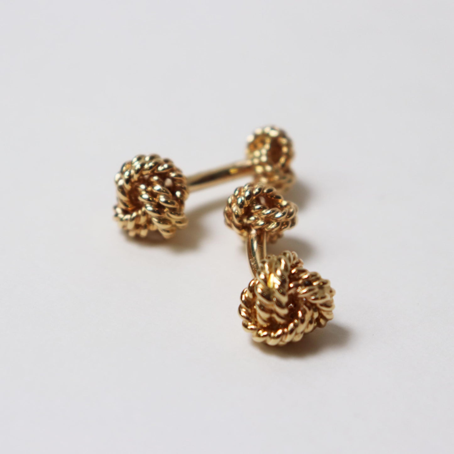 1980s Vintage Rope Knot Cufflinks