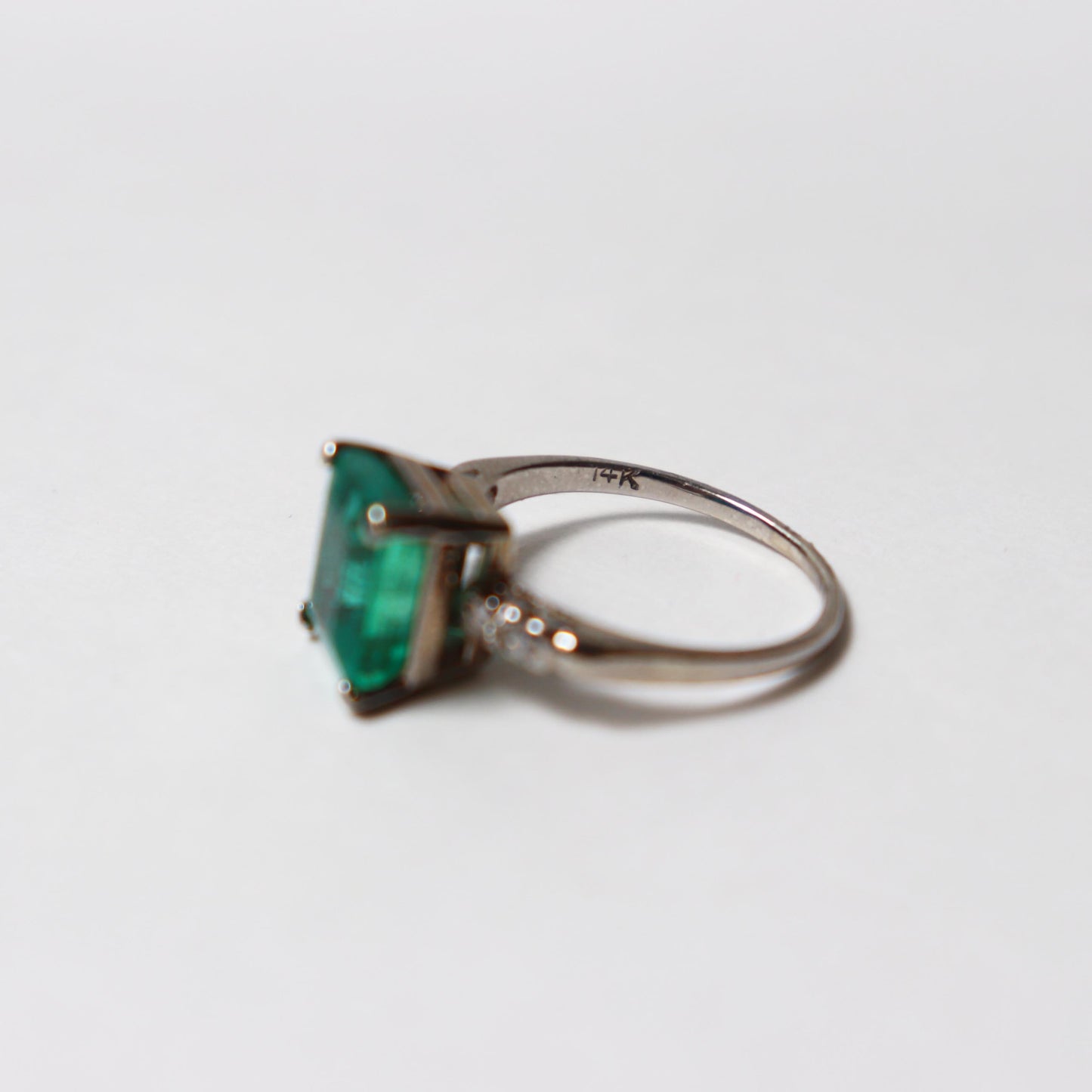 Art Deco Emerald Cocktail Ring