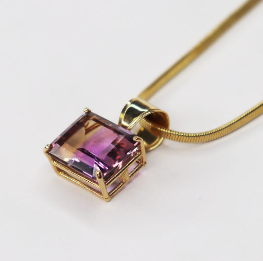 Ametrine Slide Pendant