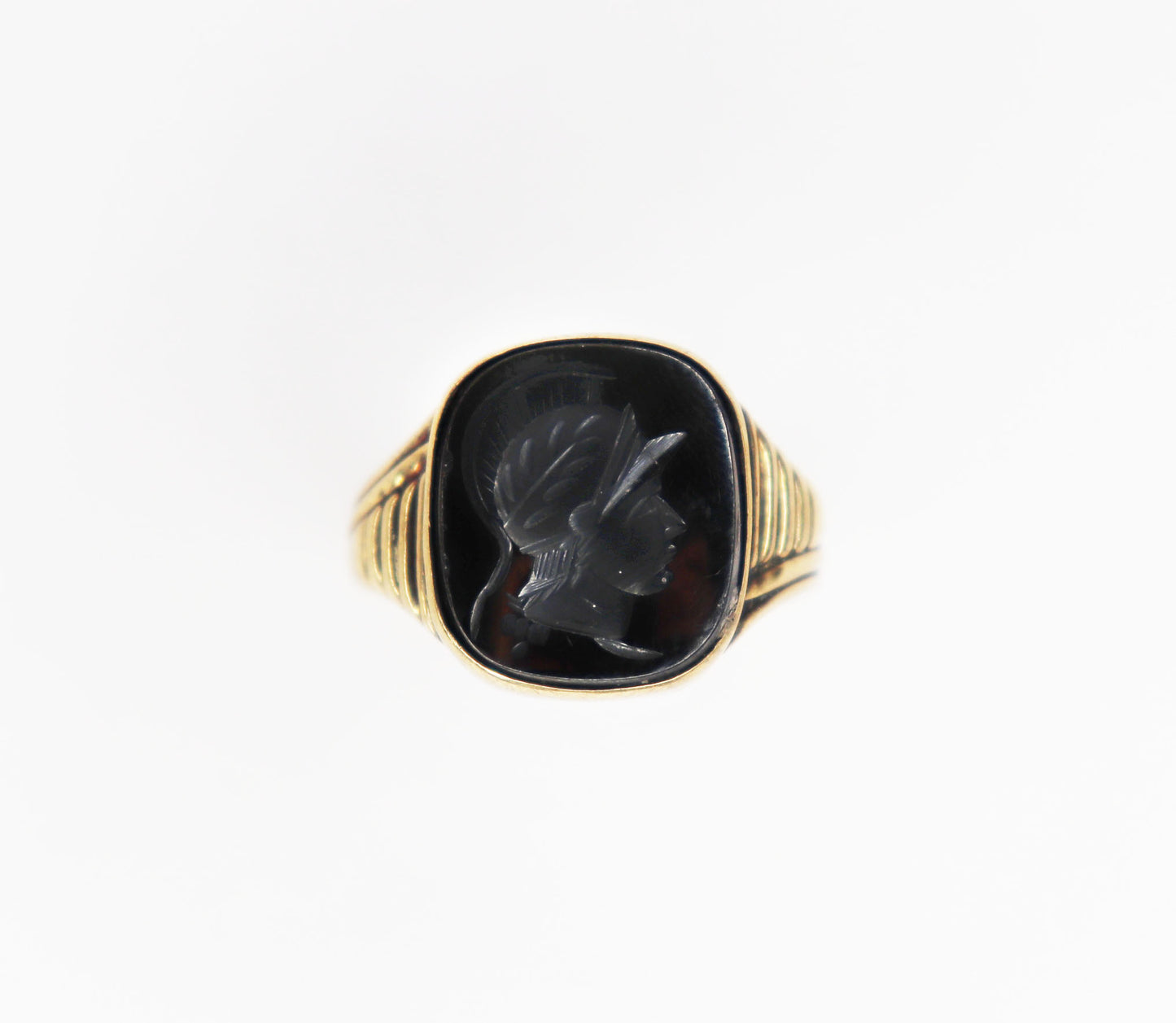 Hematite Intaglio Ring