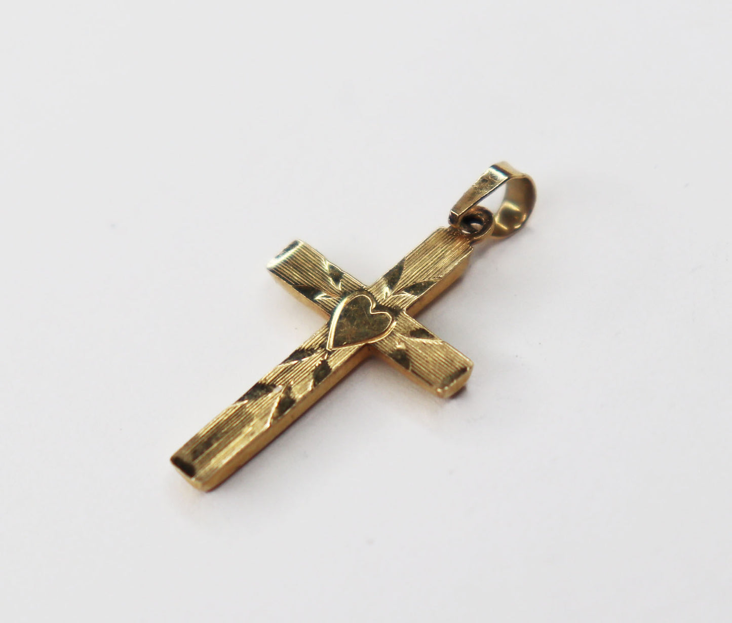 14kt Cross Charm