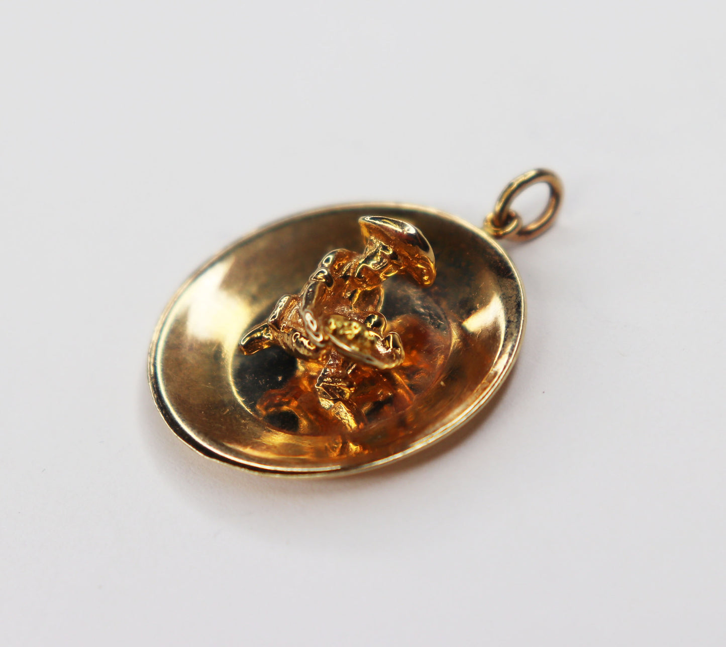 Vintage Gold Miners Charm