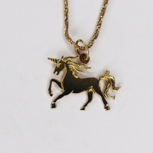 14kt Unicorn Charm