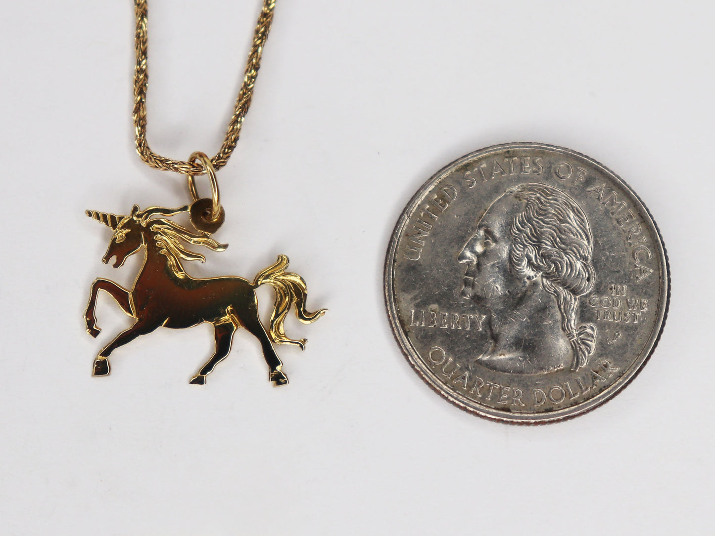 14kt Unicorn Charm