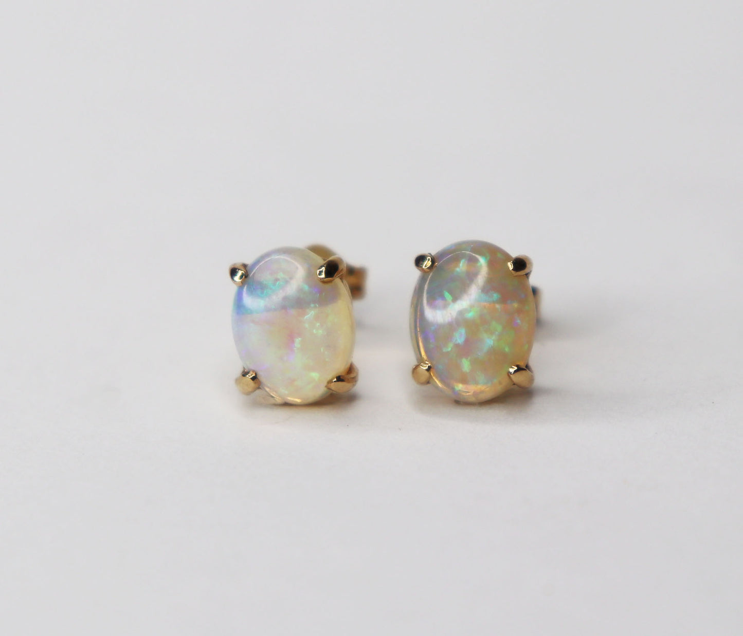 Vintage Australian Opal Studs