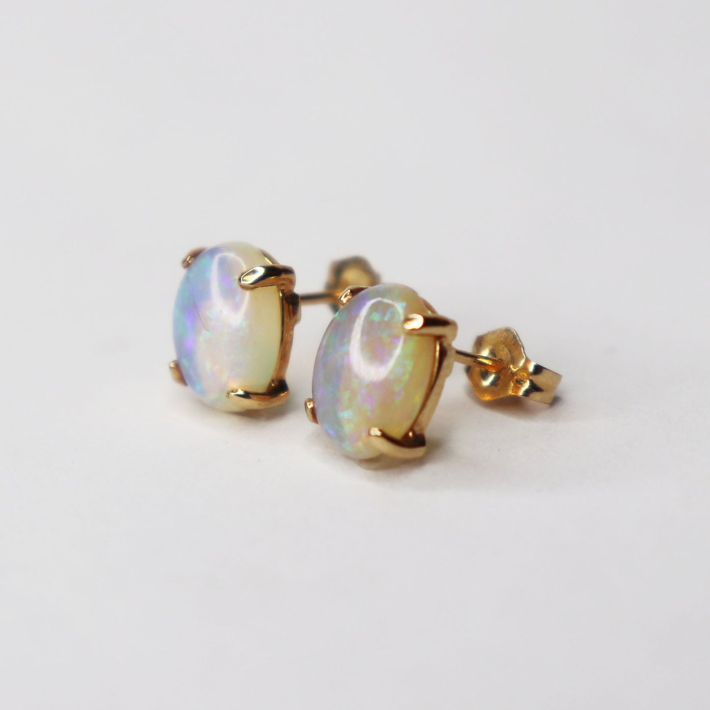 Vintage Australian Opal Studs