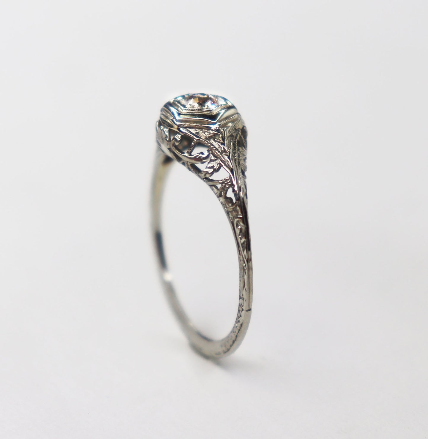 Classic Art Deco Engagement Ring