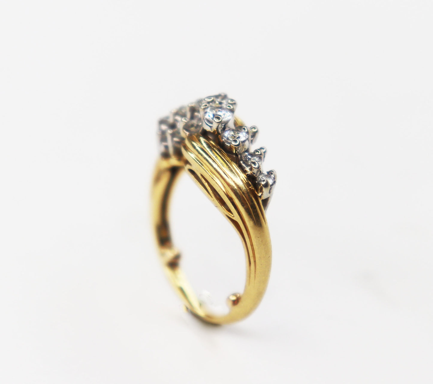 18kt Diamond Cluster Ring