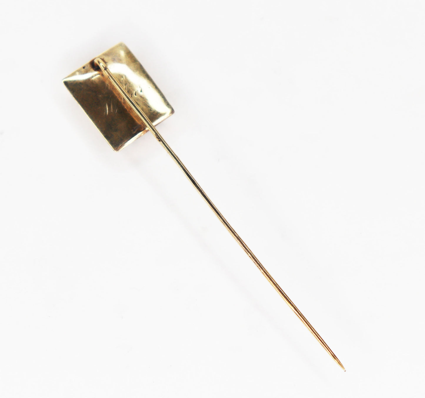 Hematite Intaglio Stick Pin