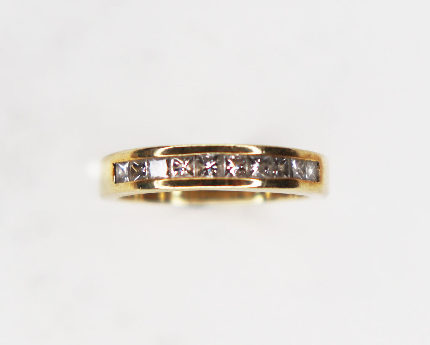 Princess Cut Channel Band