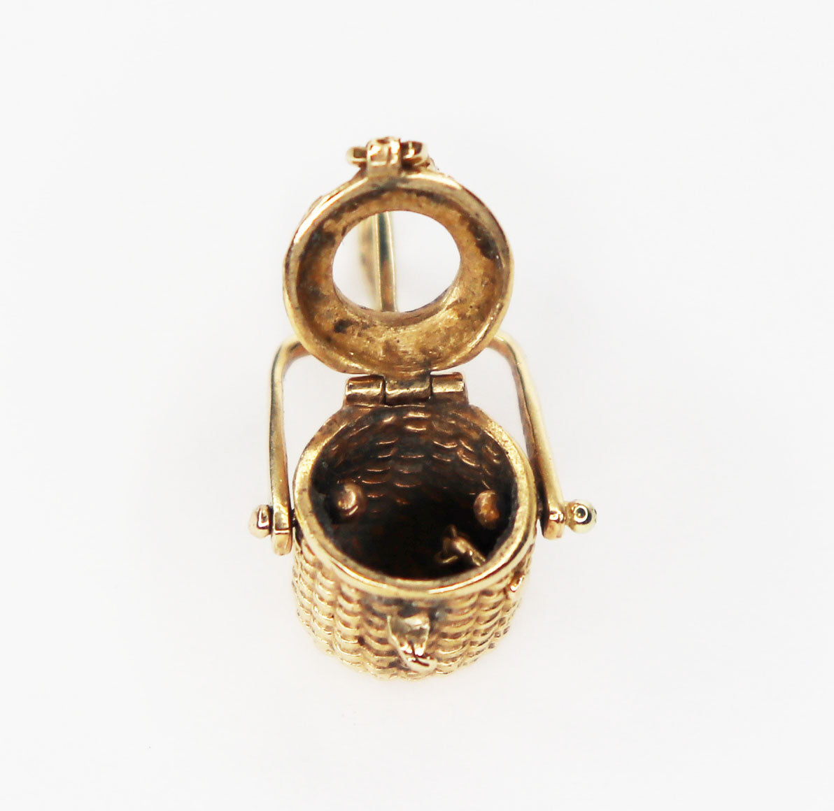 14kt Nantucket Basket Charm