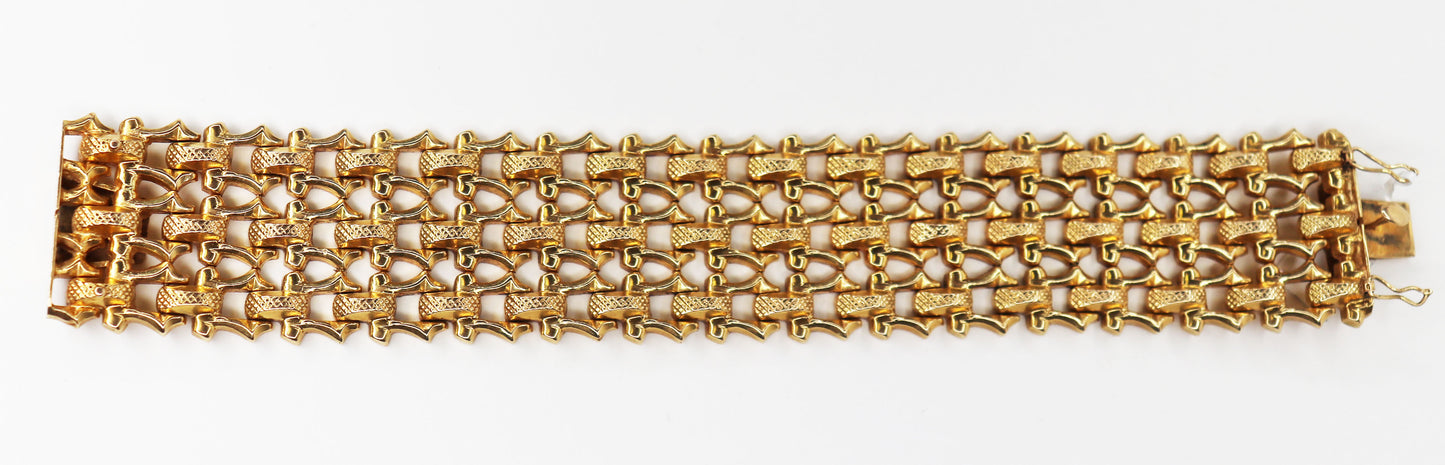 Circa 1960s Gold Gladiator Bracelet