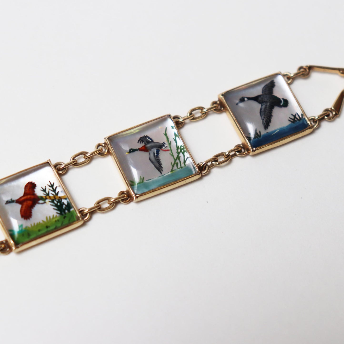 Essex Crystal Hunting Theme Game Bird Bracelet