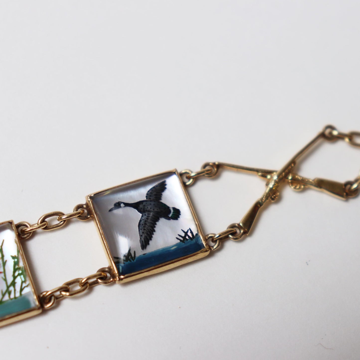 Essex Crystal Hunting Theme Game Bird Bracelet